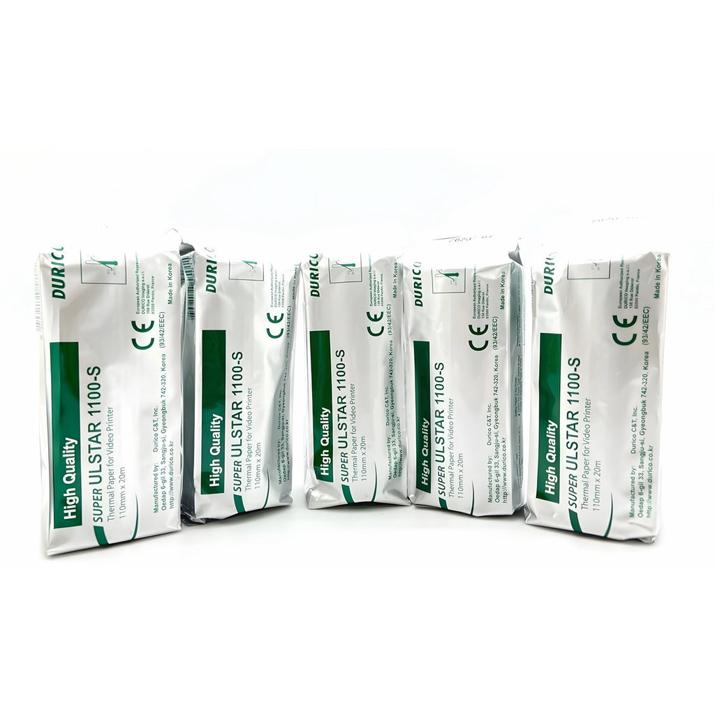 Durico 1100S Standard Ultrasound Thermal Paper (5 Rolls)