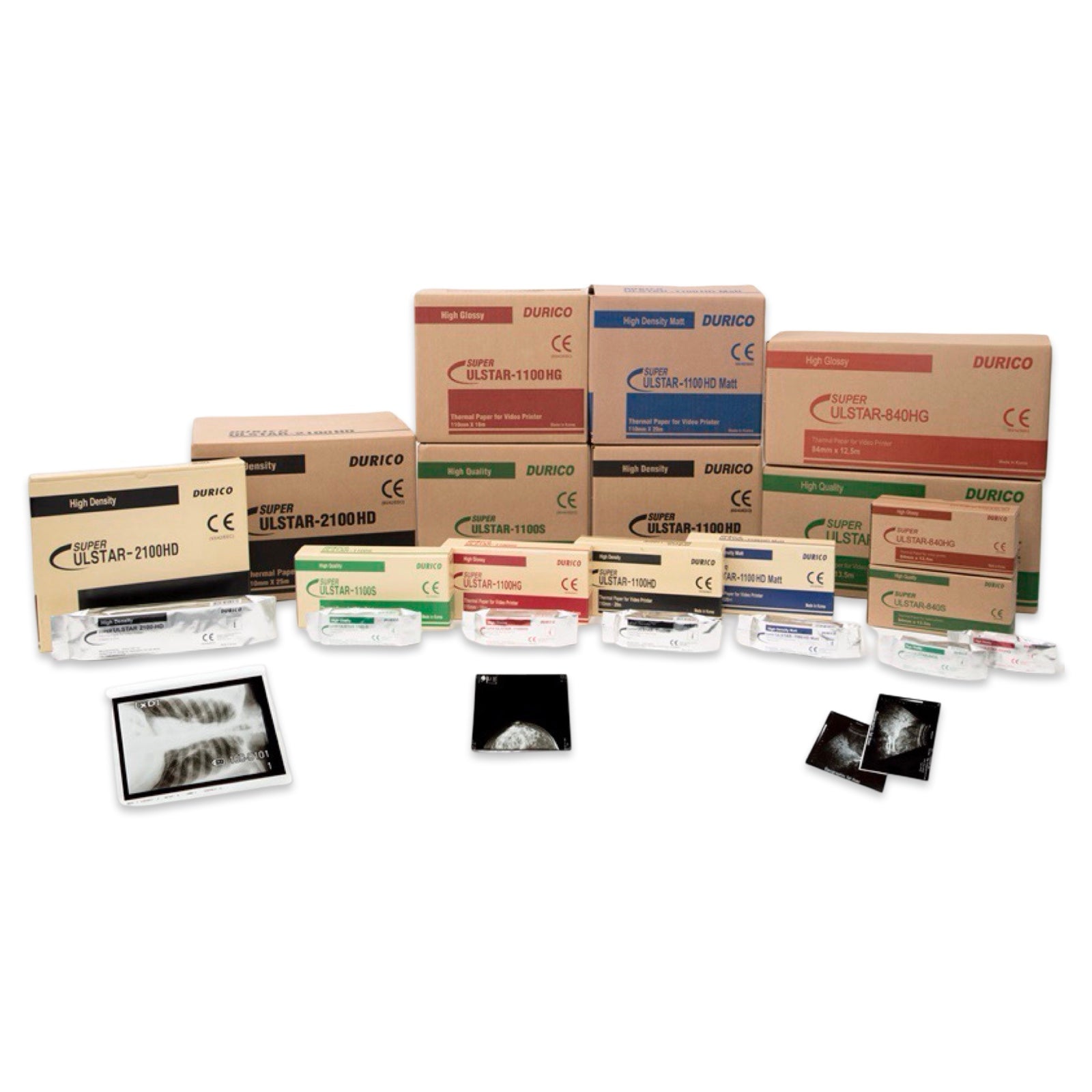 Durico 1100HG High-Gloss Ultrasound Thermal Paper (5 Rolls)