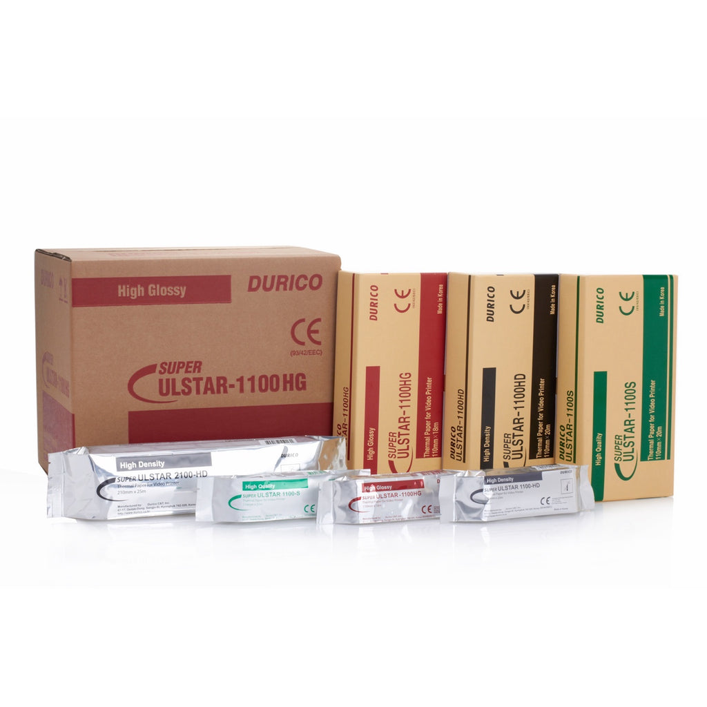 Durico 1100HG High-Gloss Ultrasound Thermal Paper (5 Rolls)