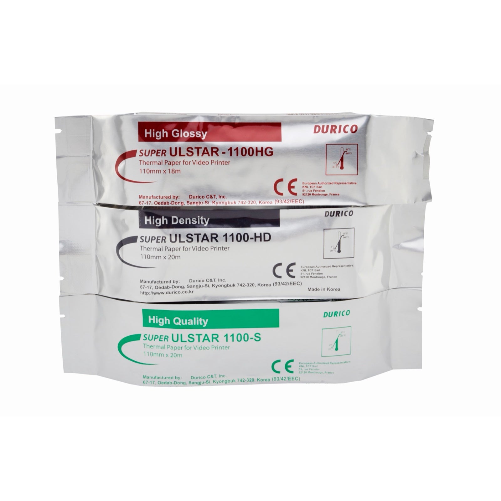 Durico ULSTAR-2100HD - High-Density Thermal Paper (5-roll box)